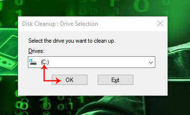 Select Drive C